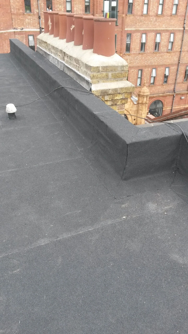 68sq mtr Refurbishment overlay Norde roof system Whitechapel
