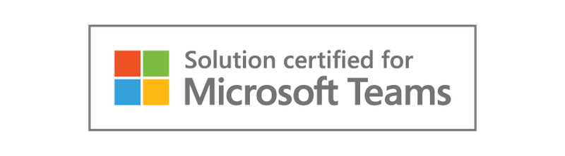 Solution Certified for Microsoft Teams Logo