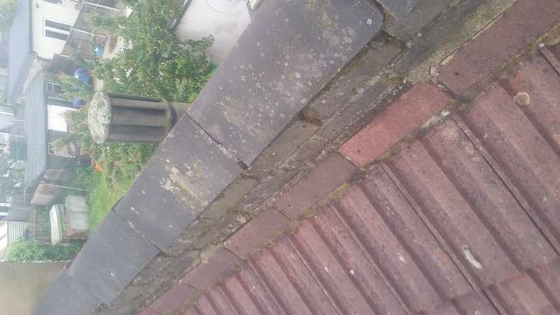 Parapet walls usually on closer inspection can look like this which can lead to water ingress
