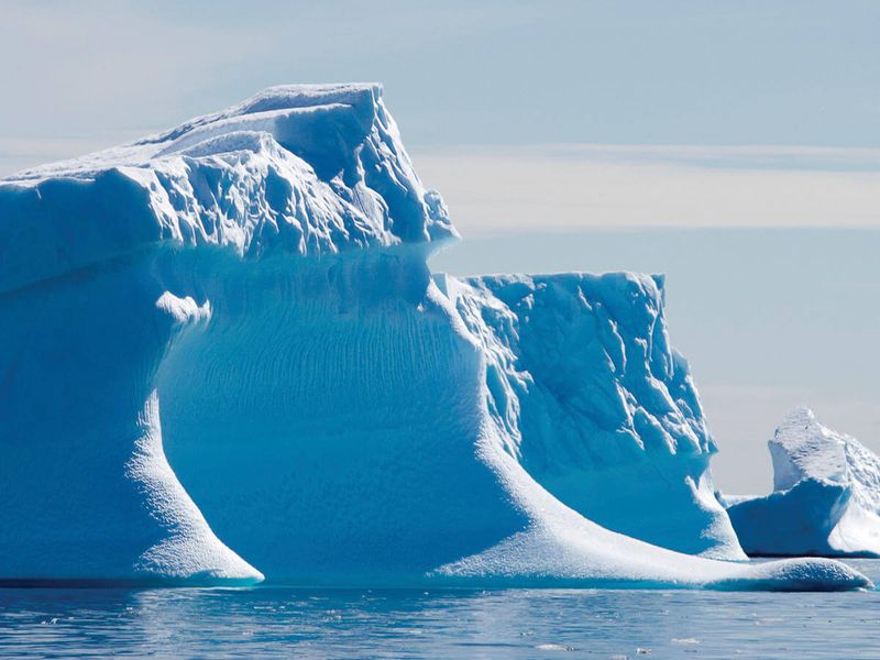 glacier in antarctica