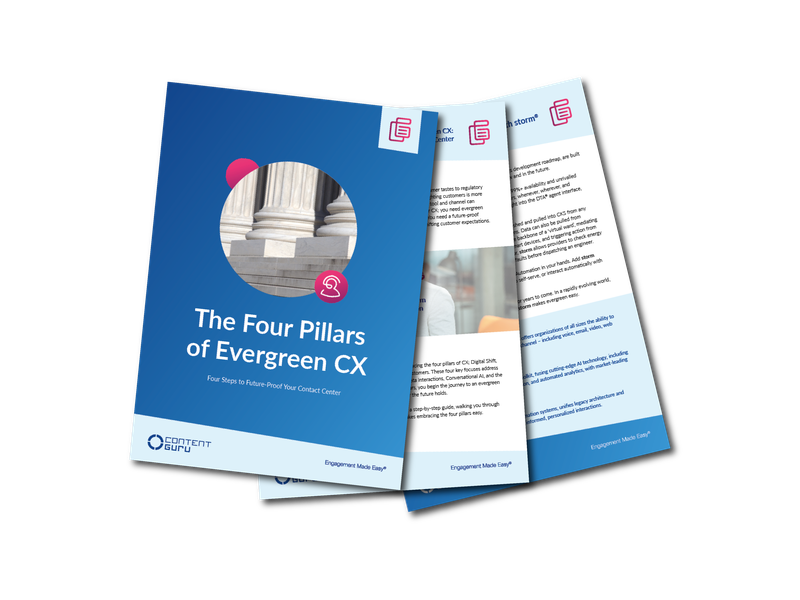 The Four Pillars of CX whitepaper