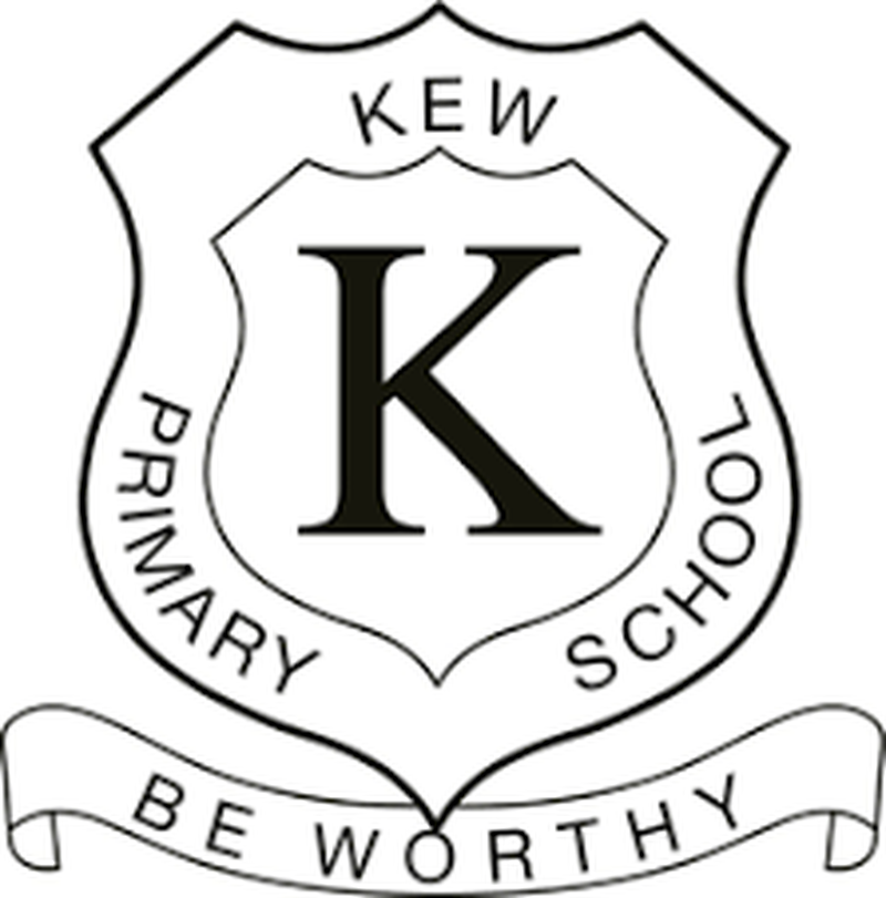 Kew Primary School logo kps
