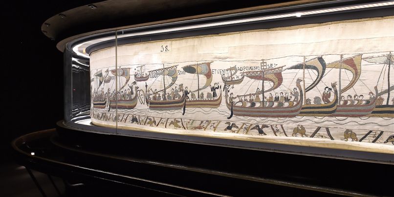 Tapisserie de Bayeux XIe siecle ©Musée de la Tapisserie de Bayeux