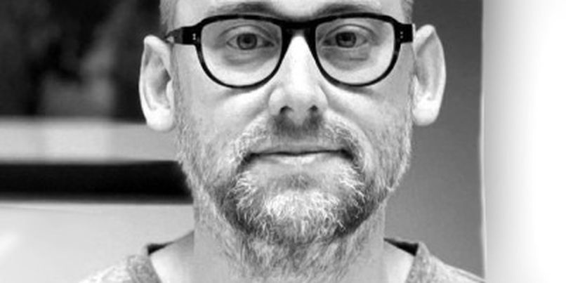 a black and white photograph of a man, Menno Kluin