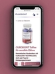 CURODONT product presentation on mobile