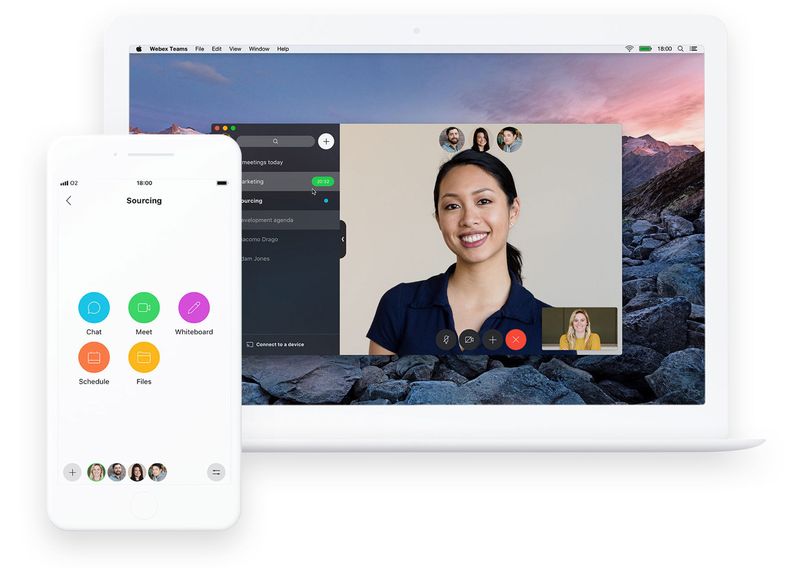 Cisco WebEx Smartphone und Tablet