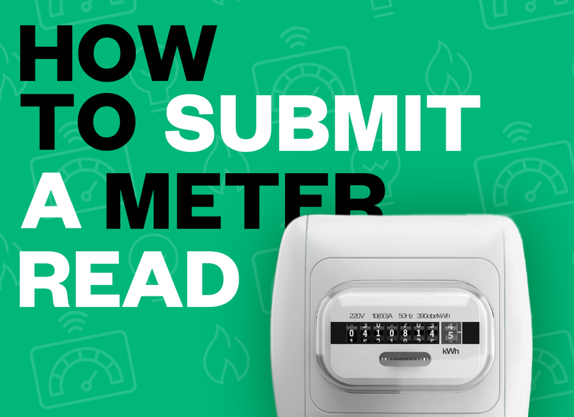 How to submit a meter read