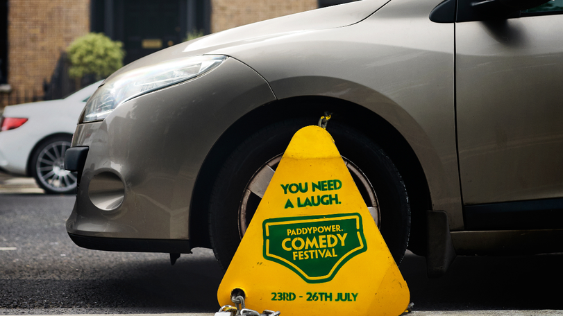 Paddy Power Wheel Clamp