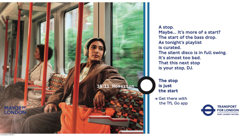 TFL Poster - The Stop Is Just The Start