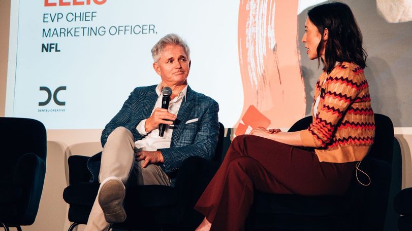 Tim Ellis, NFL, and Jessica Tamsedge, Dentsu