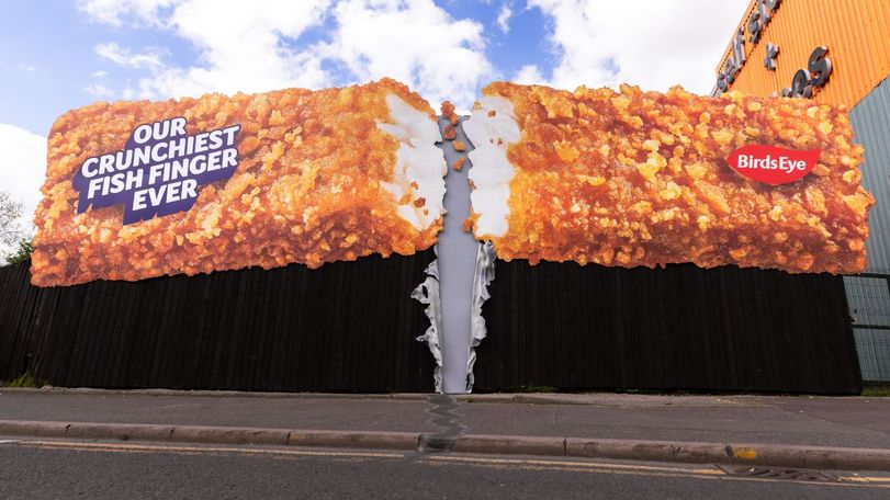 Birds Eye fish finger billboard