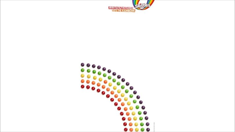 skittles irritate the rainbow