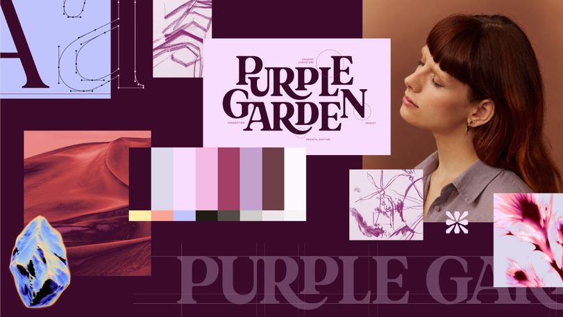 mother design purple design