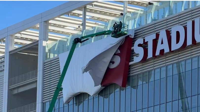Levi's Stadium Logo Cover Up