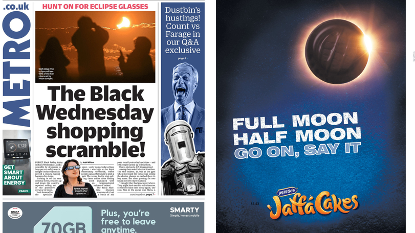 Jaffa Cakes Solar Eclipse