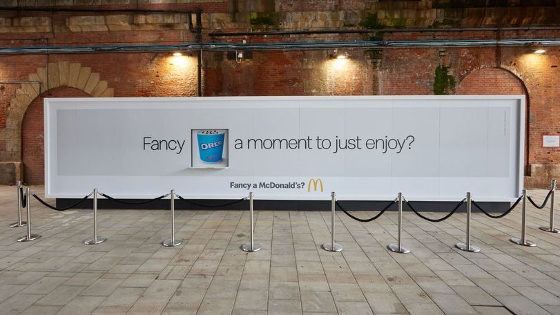 edible billboards mcdonalds