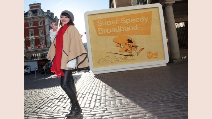 virgin media cheese billboard