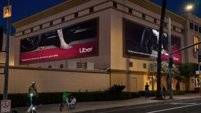 Uber Oscar Ads in Situ