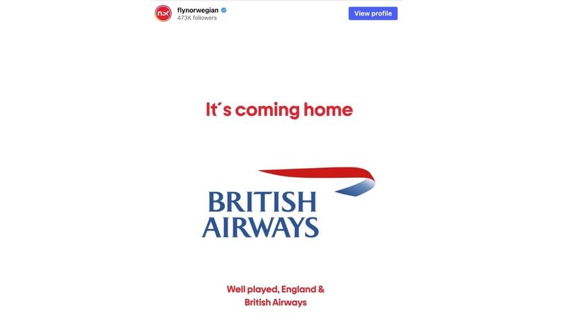Fly Norwegian British Airways