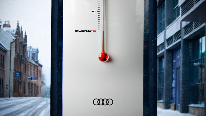 Audi quattro season DOOH campaign