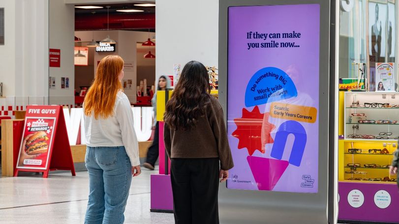 Department for Education Play Stations DOOH activation Manchester