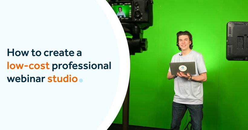 How to create a low-cost professional webinar studio - boy smiling
