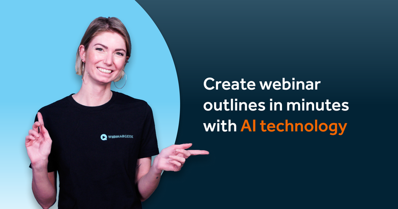 Create webinar outline with AI