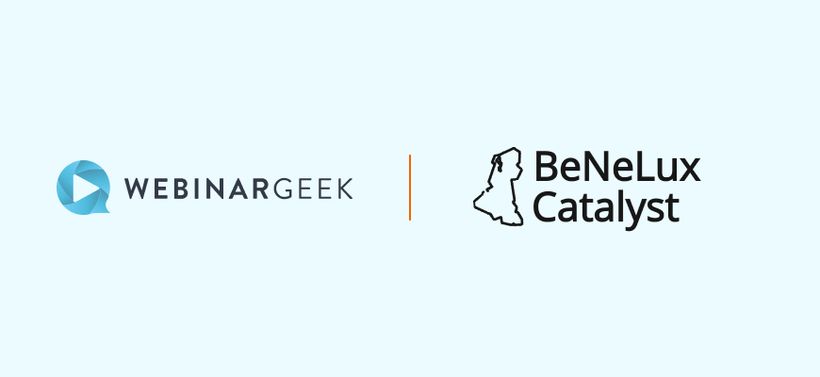 WebinarGeek participates in Benelux Catalyst