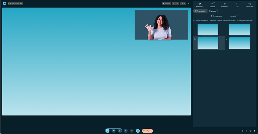 Screenshot floating tile layout