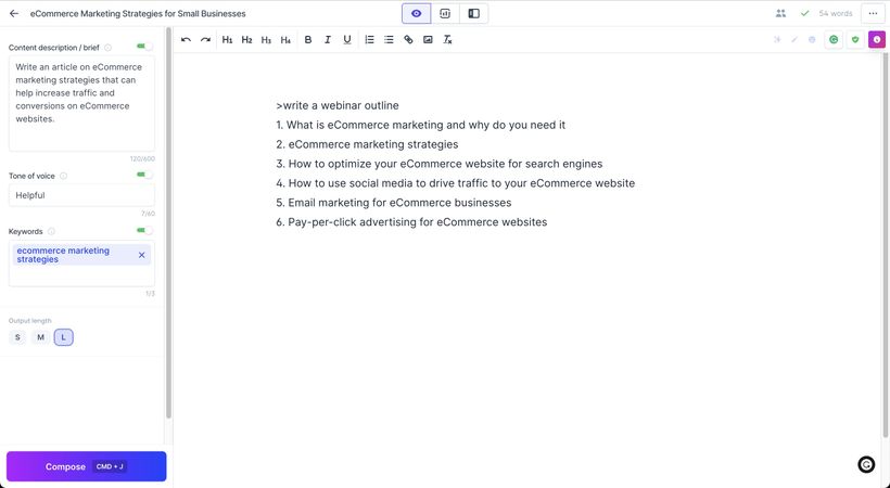 Screenshot from Jasper