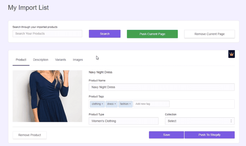 Spocket Product Import Page