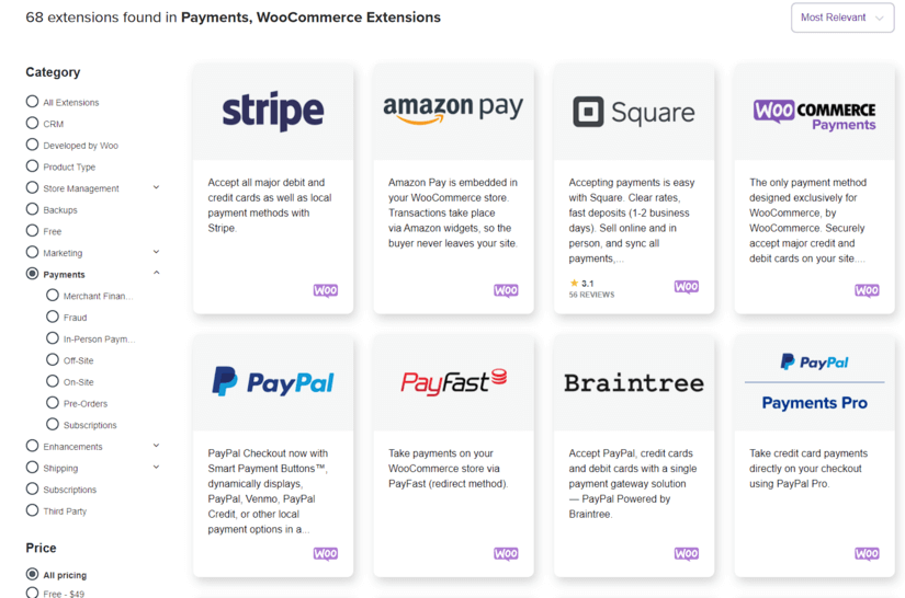 Payment Gateway Options