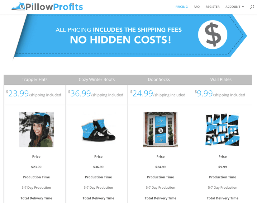 pillow products