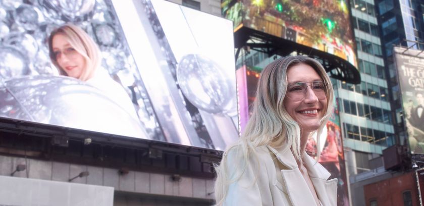 Alex Seifert at Times Square