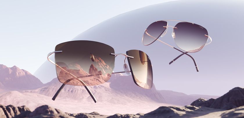 Titan Minimal Art Sun Modelle schweben in der Luft