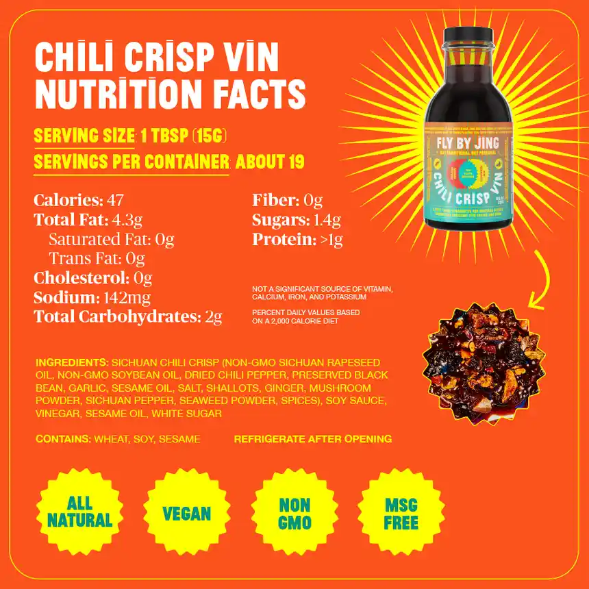 Chili Crisp Vinaigrette nutritional facts