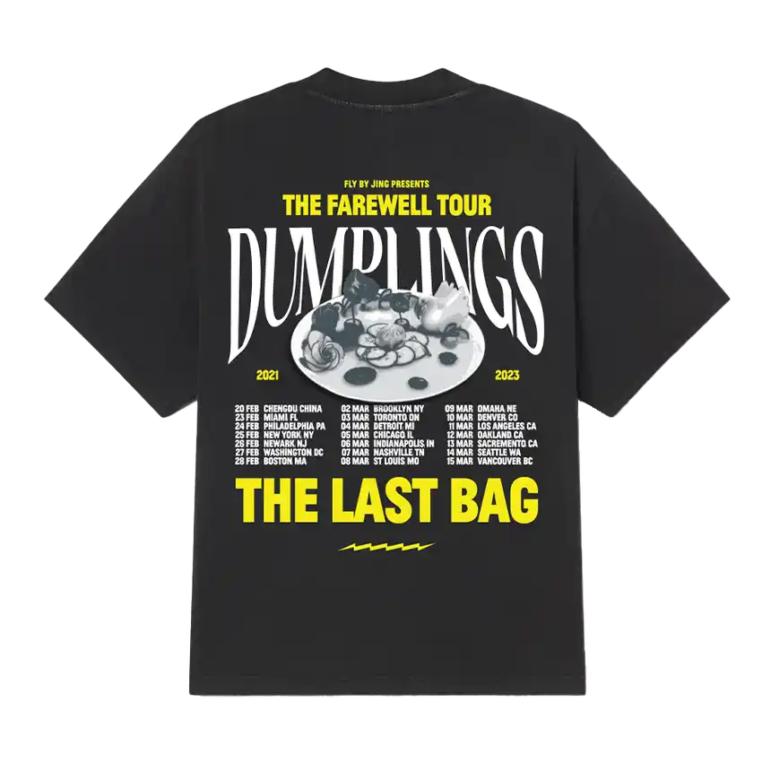Dumplings Farewell Tour Tee Back