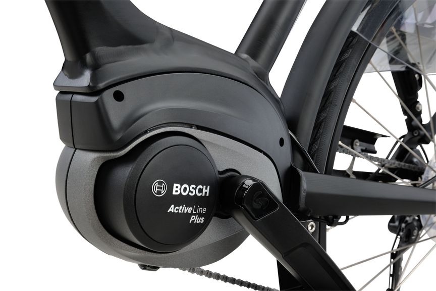 Bosch motor Active Line Plus van de e-bike A-shine m10b black van Sparta