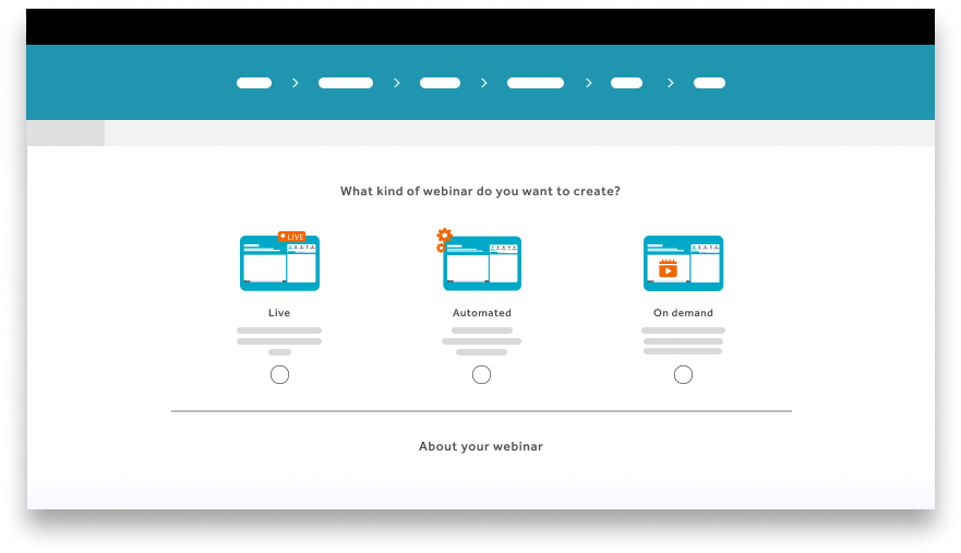 Types of webinars version two