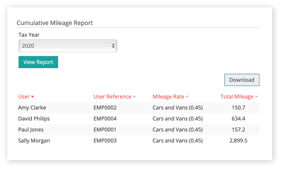 Mileage Expenses Capture & Recording Software ExpenseIn