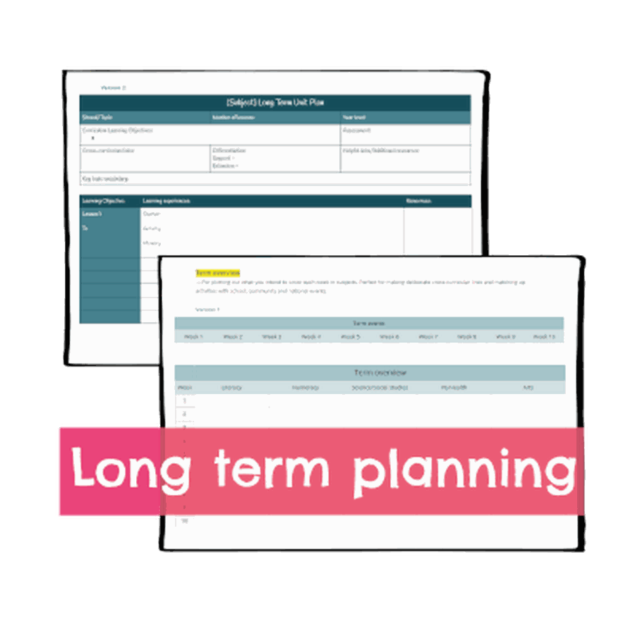 Free lesson planning templates | at the minute