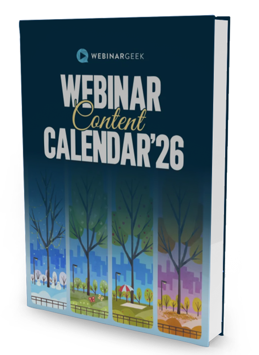 Webinar Content Calendar 2026