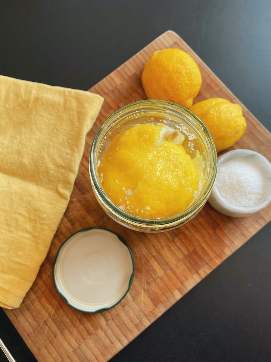 Saltsyltede citroner - opskrift