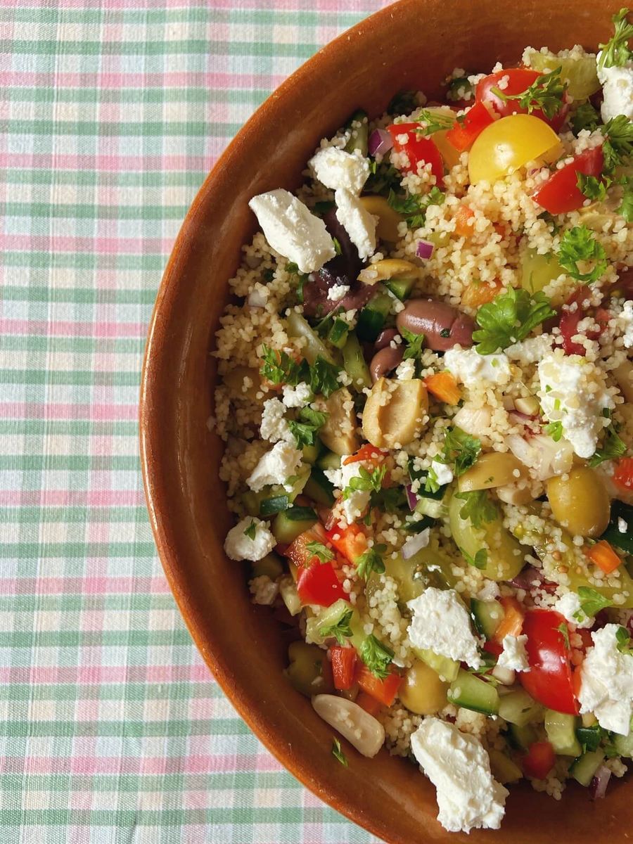 Israelsk couscous salat | Vegetar