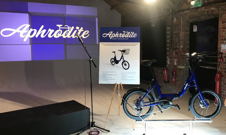 Picture of the Aphrodite bike on Exhibition 