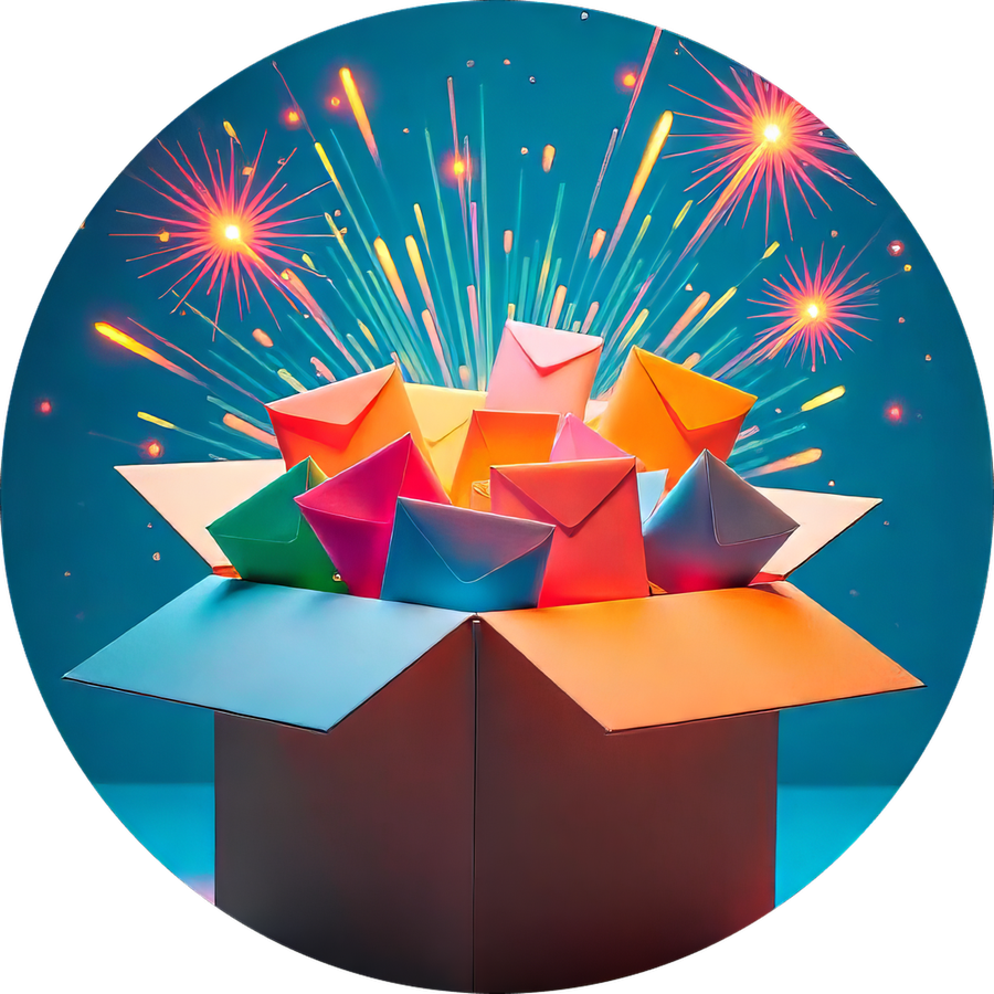Enveloppe in a carton box