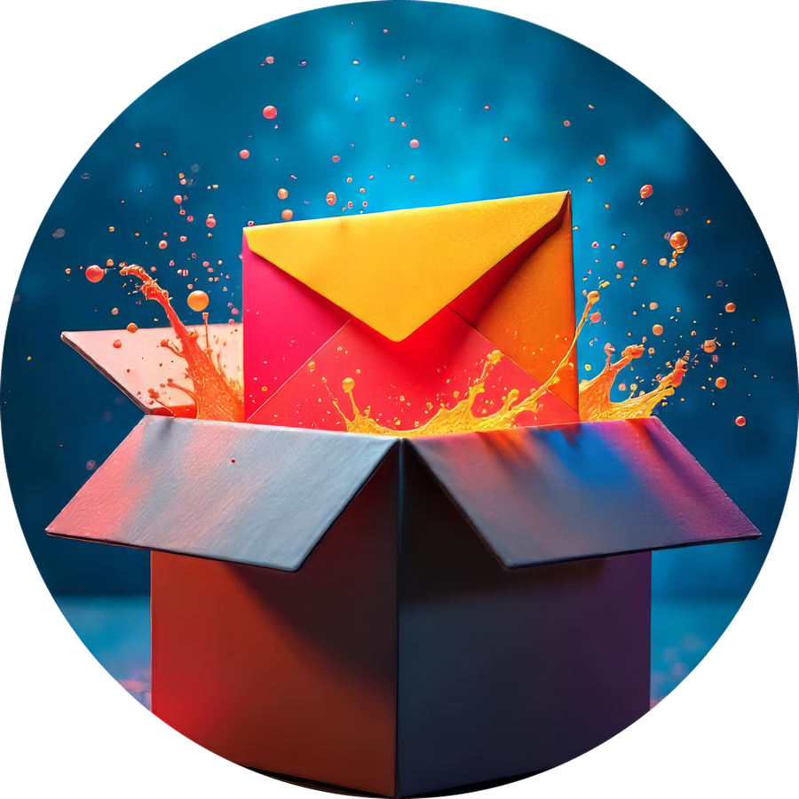 Enveloppe in a carton box