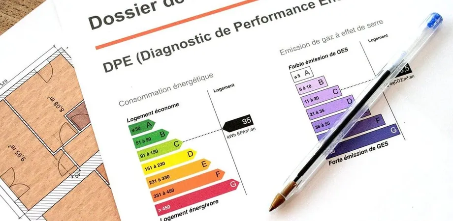 feuille de diagnostic DPE