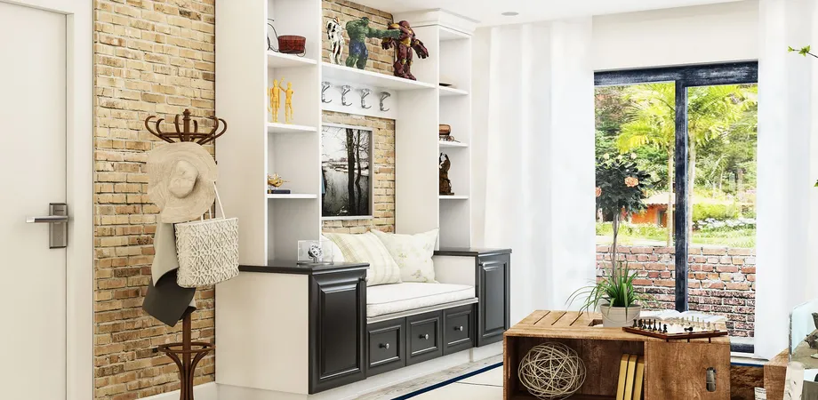 Exemple de présentation pour une pièce de vie meublée