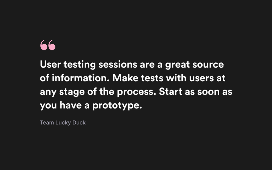 Remore user testing quote